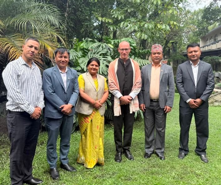 Australian Embassy visit Godawari Delegation